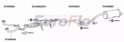 Система выпуска ОГ EuroFlo AR15625 3001B